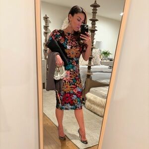 Ivy City Co Vibrant Sequin Midi Dress